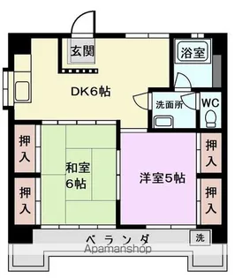 ガーデンヒルズ【203号室】の間取り