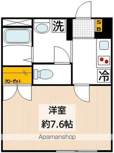 アンプルールフェールアミーⅠ【3階】の間取り