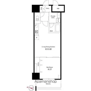 グレイス綾瀬【5階】の間取り