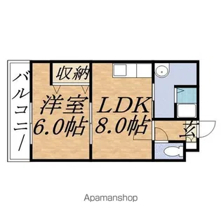 アーバン北2条ビル【207号室】の間取り
