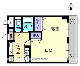 アルカディア西内町【6階】の間取り