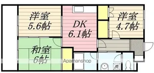 マンションはなきⅠ【303号室】の間取り