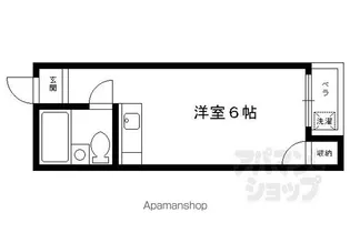 イーズハウス【203号室】の間取り