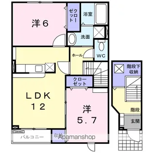 エルム プラシード 4号館【2階】の間取り