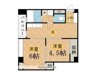 西八平沼ビル【3階】の間取り
