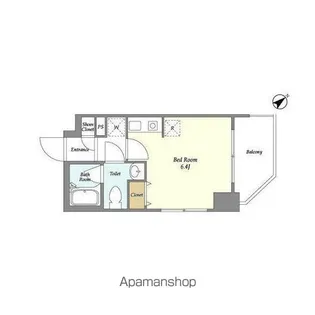 エコロジー白山レジデンス【2階】の間取り