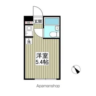 サンウィングB【1階】の間取り