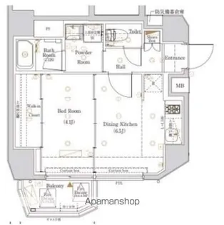 LOG初台【6階】の間取り