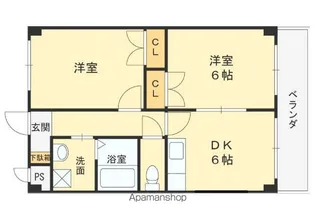 M’プラザ城東六番館【10階】の間取り