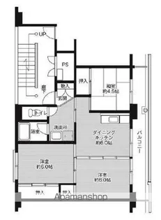 ビレッジハウス藤沢1号棟【302号室】の間取り