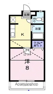 メゾンマリーナ【1階】の間取り