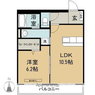 アムール下沖【2階】の間取り