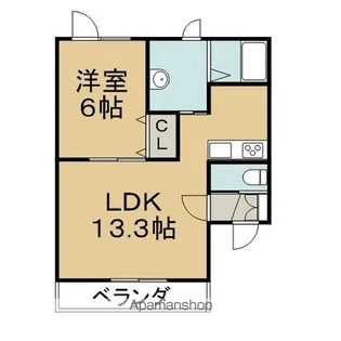 LEVANTEⅡ【3階】の間取り