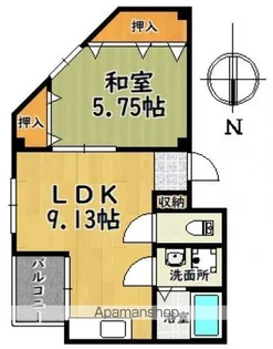 ネオセルコ平塚ビル【4階】の間取り
