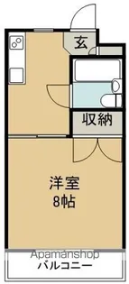 コーポ松英【302号室】の間取り