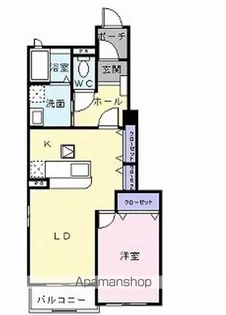 サンセールB【1階】の間取り