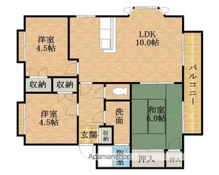 リバーサイド井ノ口 【1階】の間取り