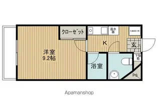 元町ビルディング【404号室】の間取り