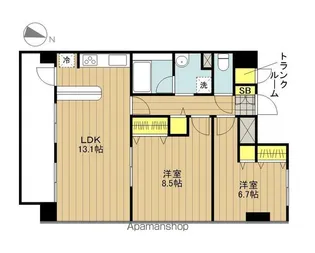 PALME戸田公園【505号室】の間取り