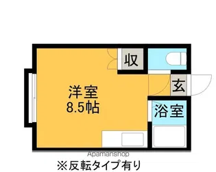 レジデンス高橋【108号室】の間取り