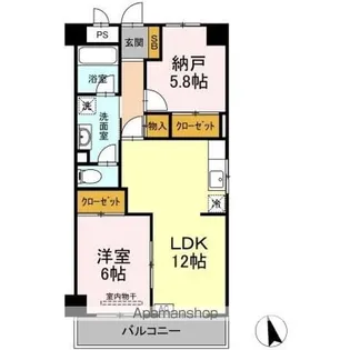 グランドール高橋【3階】の間取り