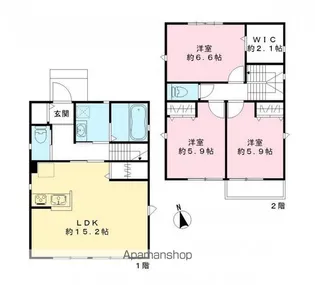 千葉県船橋市飯山満町3丁目【一戸建】の間取り