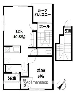 グリーンフォレスト【2階】の間取り