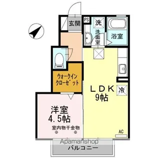 フローラ【1階】の間取り