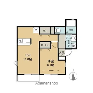 GRACE・G【1階】の間取り