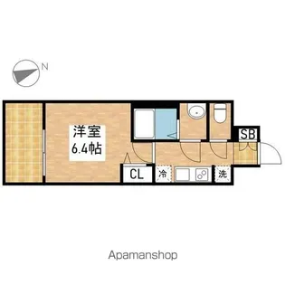 プレサンスTHE新栄【3階】の間取り