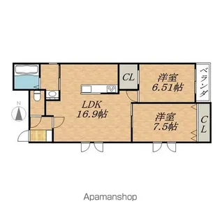 PETRICA(ペトリカ)【3階】の間取り