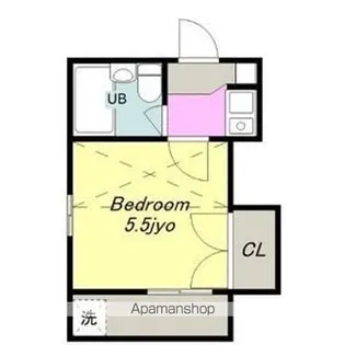 パレス一つ山【202号室】の間取り