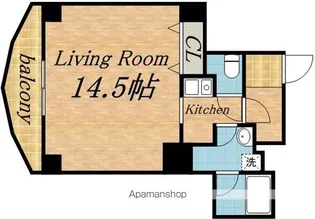 シャンドール宮の森【4階】の間取り