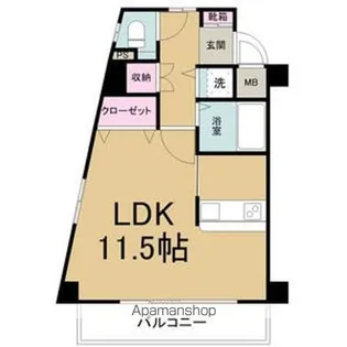 ライフステージ白壁II【6階】の間取り