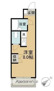 ルミネ己斐【503号室号室】の間取り