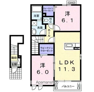 サントノーレ【2階】の間取り