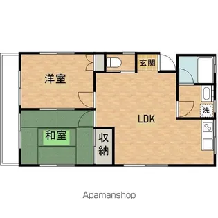 Kハウス【2階】の間取り