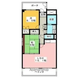 アプレシエ【3階】の間取り