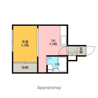 エバーハイツ【3階】の間取り