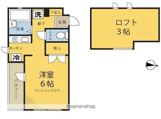 リースランド矢口A棟【2階】の間取り