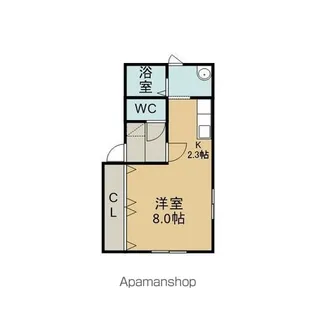 R・バロン【1階】の間取り