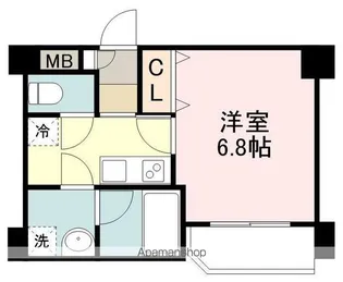 ラピス雨宮【6階】の間取り
