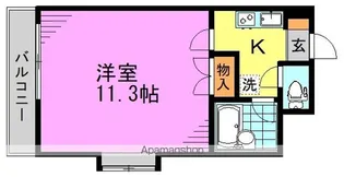 メインステージ東高円寺【7階】の間取り