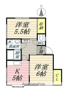 コトブキハイツ【201号室】の間取り