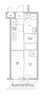 東京都中野区中央3丁目【マンション】の間取り