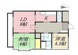 JLBグランエクリュ学芸大学【2階】の間取り