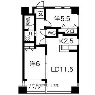 ノヴァ学園前【5階】の間取り