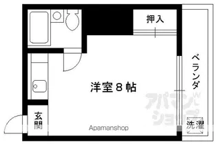ブルースカイマンション【301号室】の間取り
