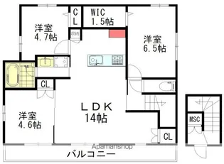 シトラスハウス井の頭【2階】の間取り