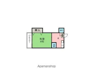 グランディーズ新栄【2階】の間取り